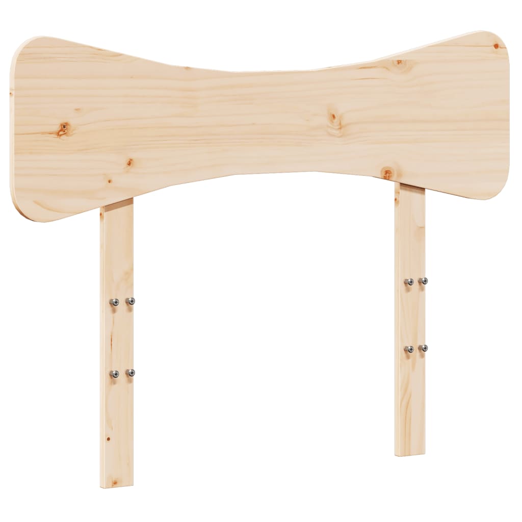 vidaXL Wezgłowie do łóżka, 90 cm, lite drewno sosnowe