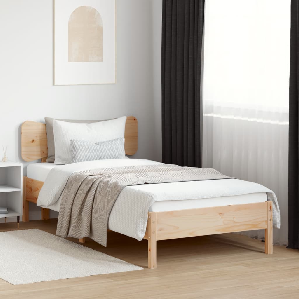 vidaXL Wezgłowie do łóżka, 90 cm, lite drewno sosnowe