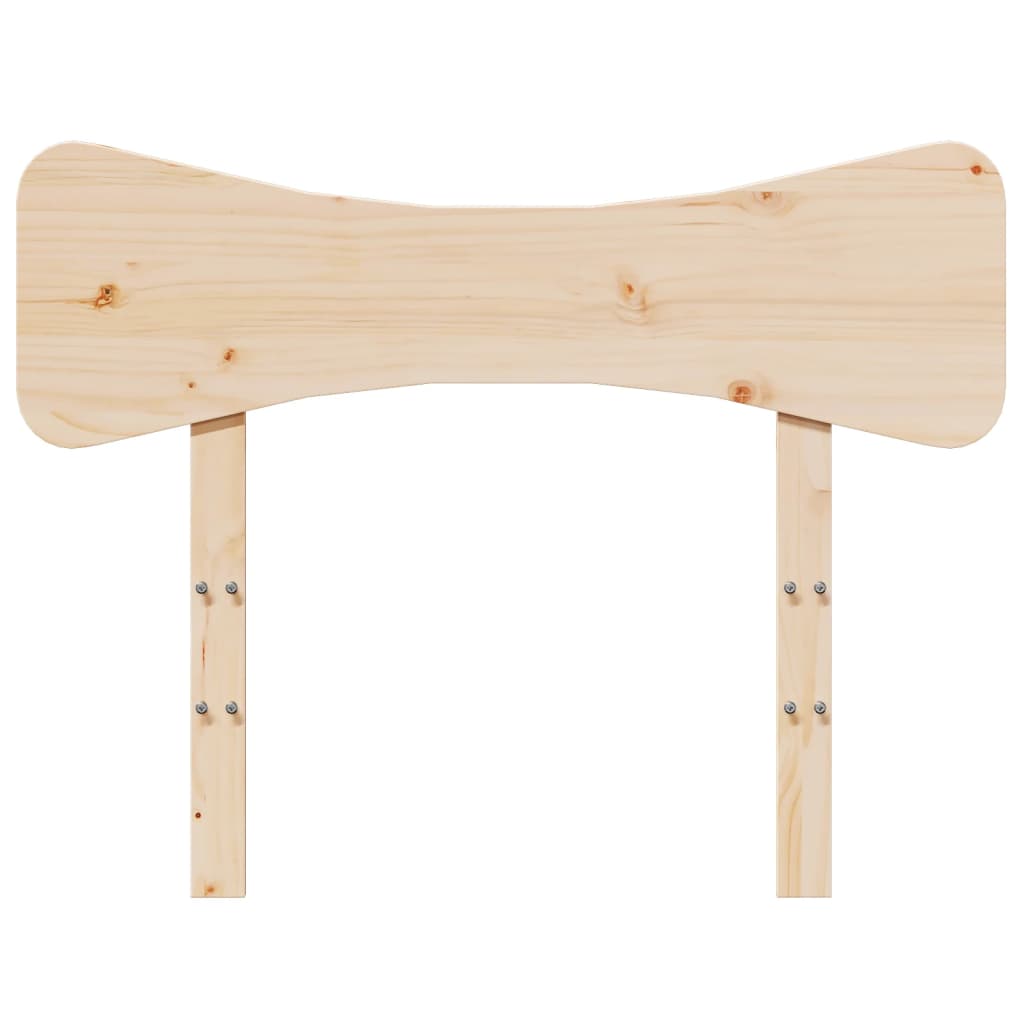 vidaXL Wezgłowie do łóżka, 90 cm, lite drewno sosnowe