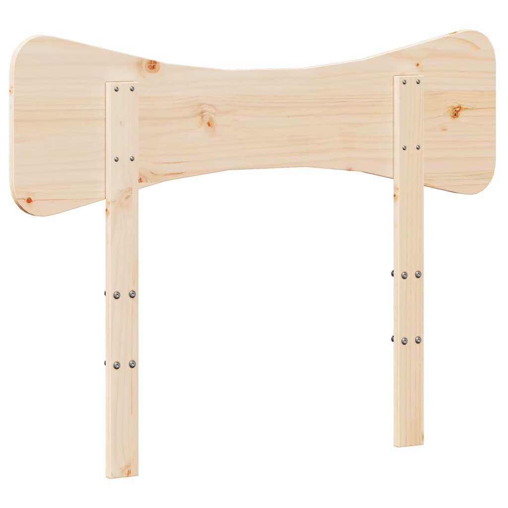 vidaXL Wezgłowie do łóżka, 90 cm, lite drewno sosnowe