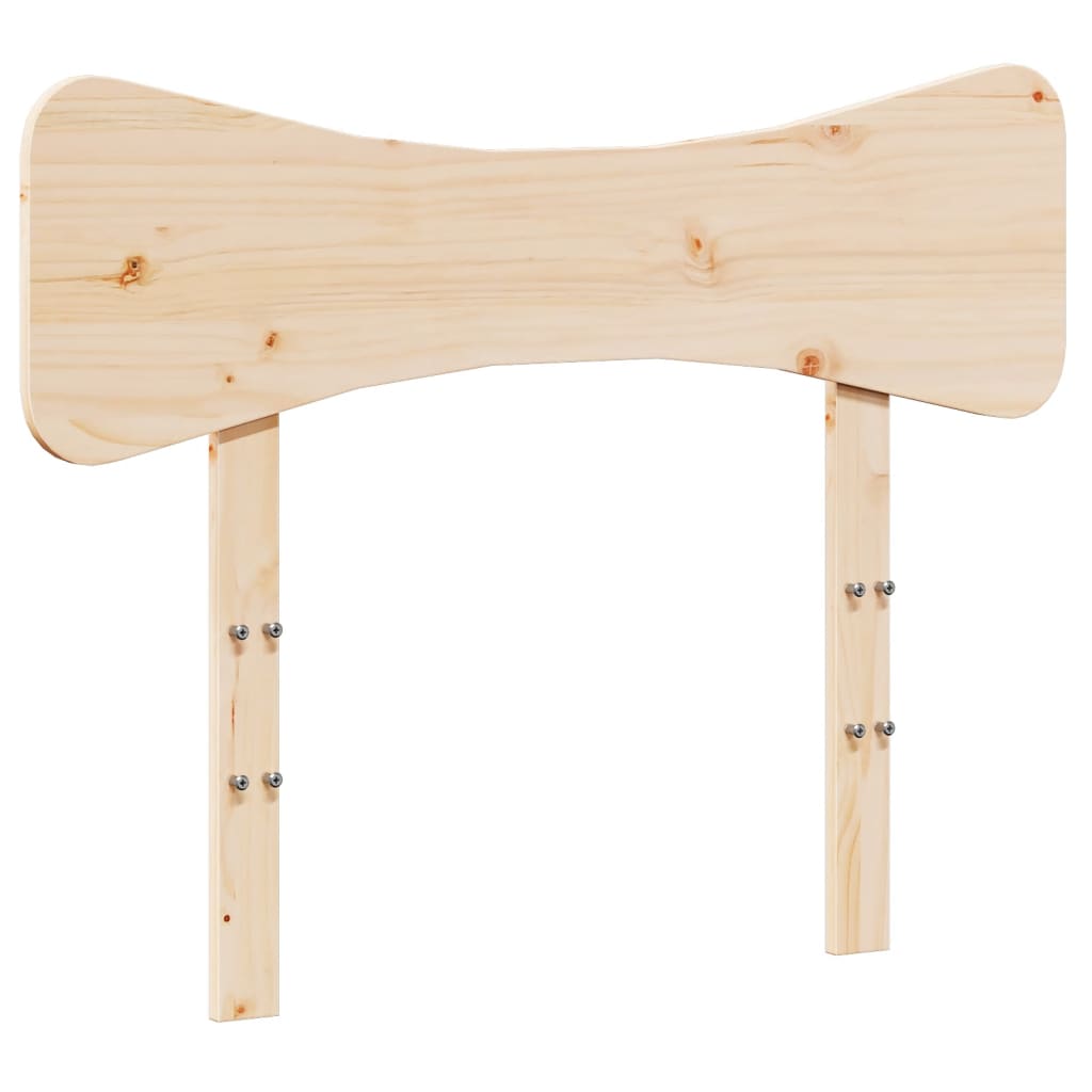 vidaXL Wezgłowie łóżka, 75 cm, lite drewno sosnowe