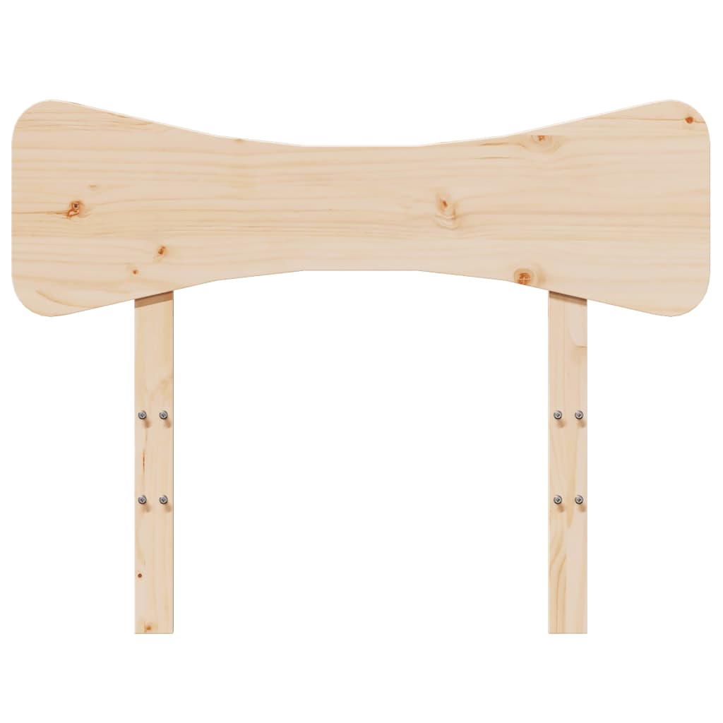 vidaXL Wezgłowie łóżka, 75 cm, lite drewno sosnowe
