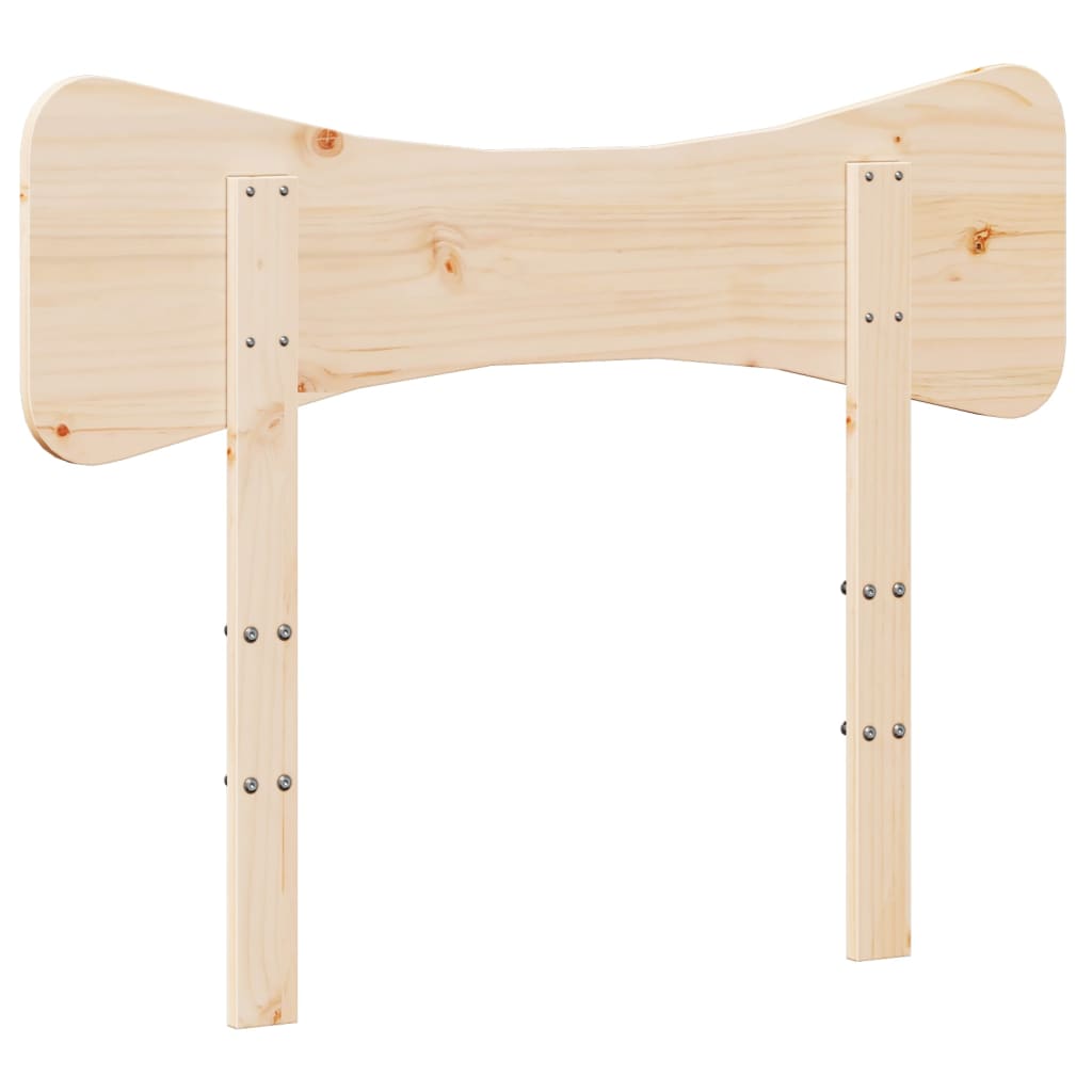 vidaXL Wezgłowie łóżka, 75 cm, lite drewno sosnowe