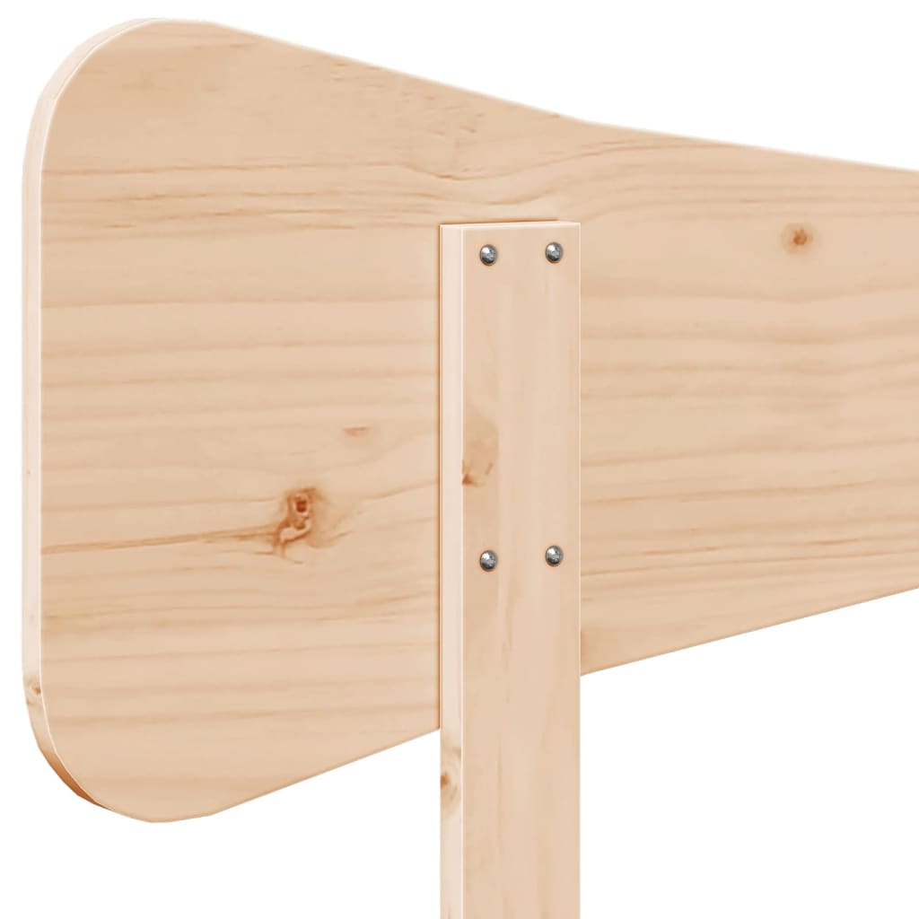 vidaXL Wezgłowie łóżka, 75 cm, lite drewno sosnowe