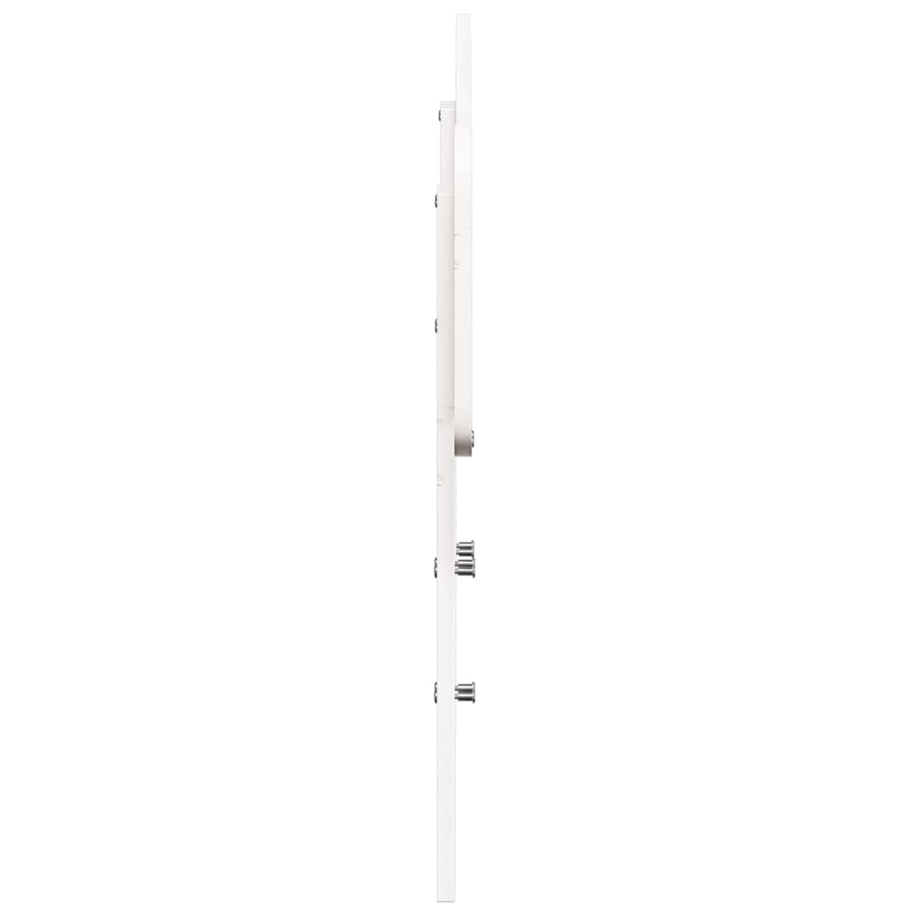 vidaXL Wezgłowie łóżka, białe, 75 cm, lite drewno sosnowe