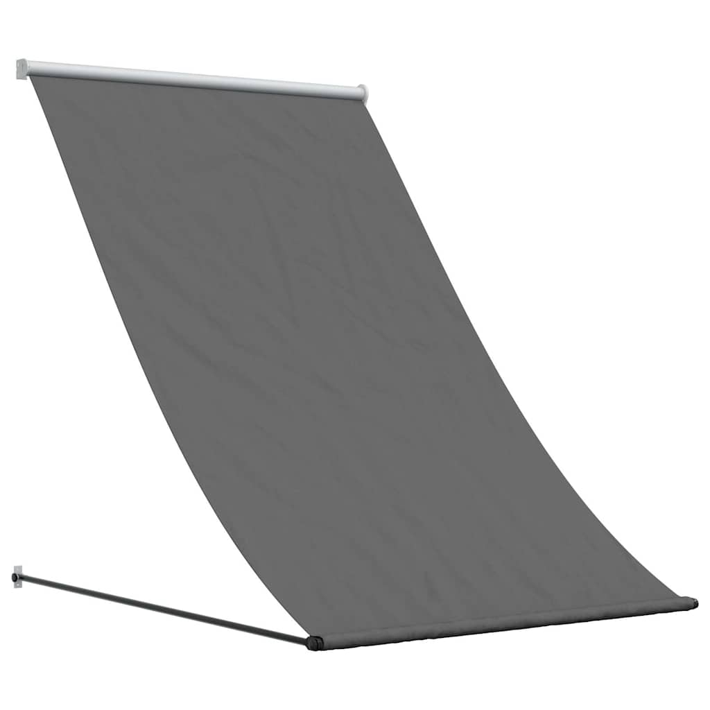 vidaXL Markiza zwijana, antracytowa, 150x150 cm, tkanina i stal