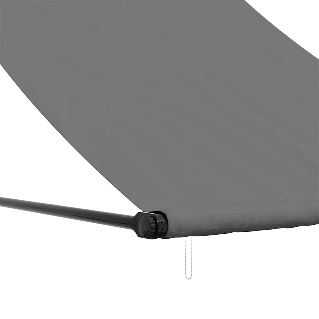 vidaXL Markiza zwijana, antracytowa, 150x150 cm, tkanina i stal