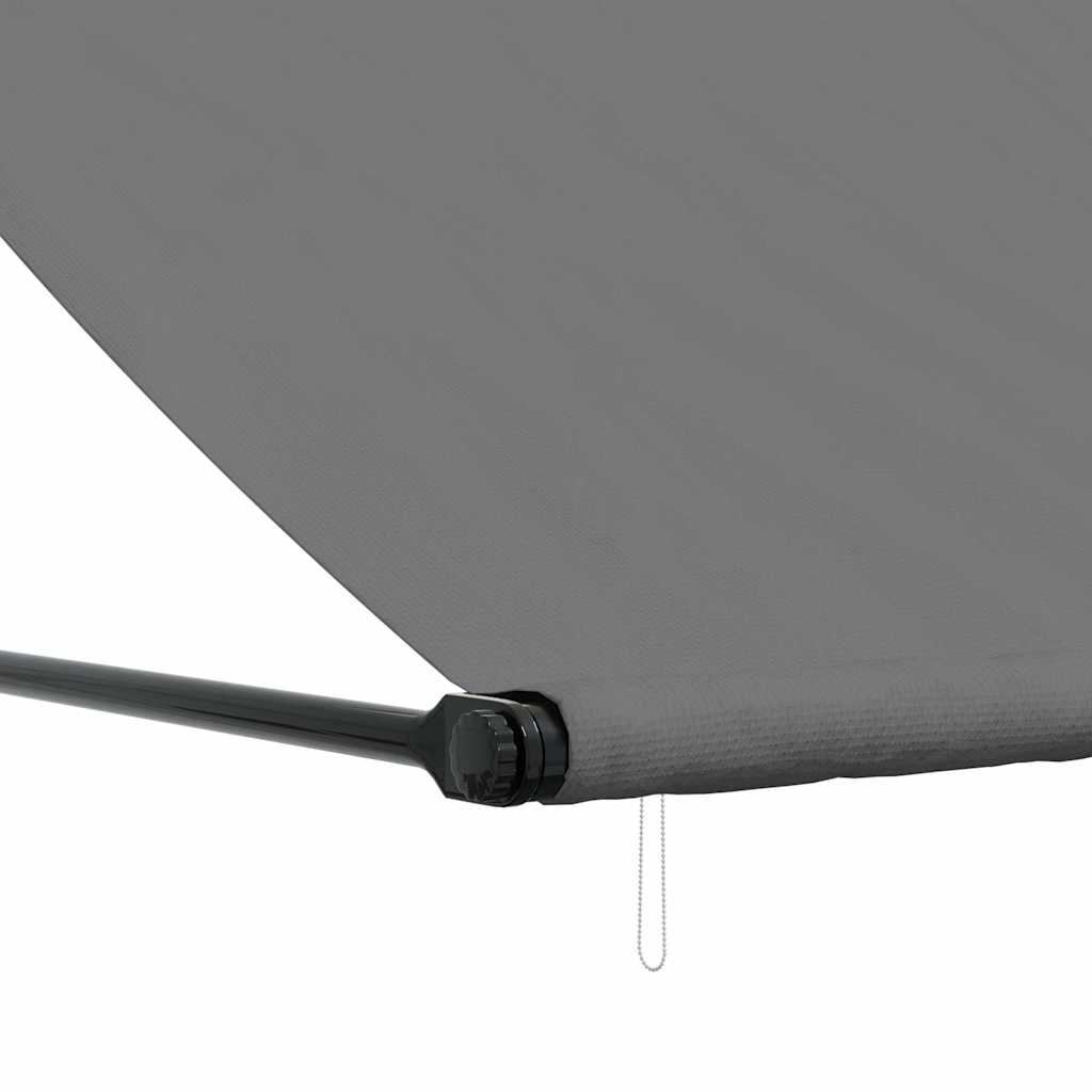 vidaXL Markiza zwijana, antracytowa, 300x150 cm, tkanina i stal