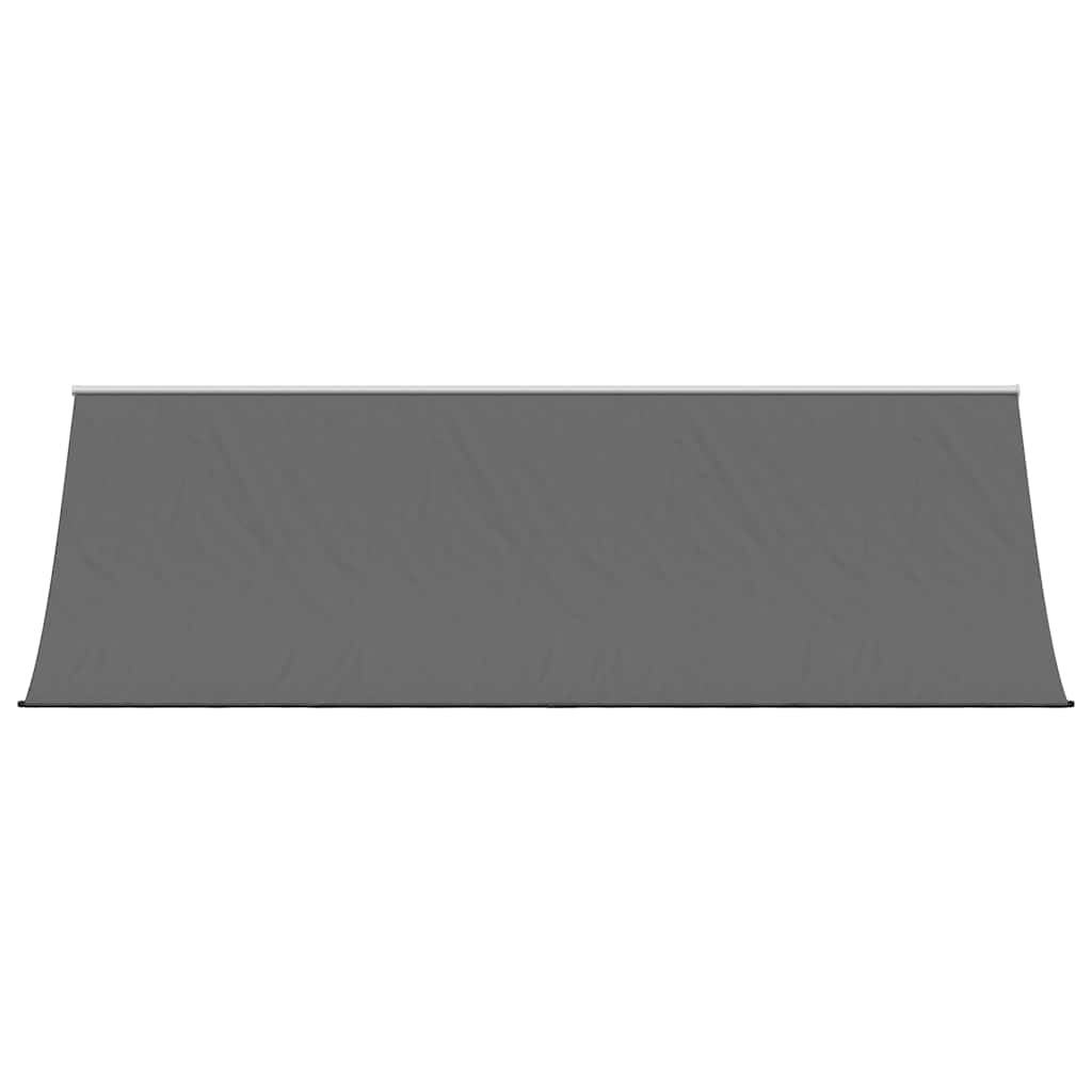 vidaXL Markiza zwijana, antracytowa, 400x150 cm, tkanina i stal
