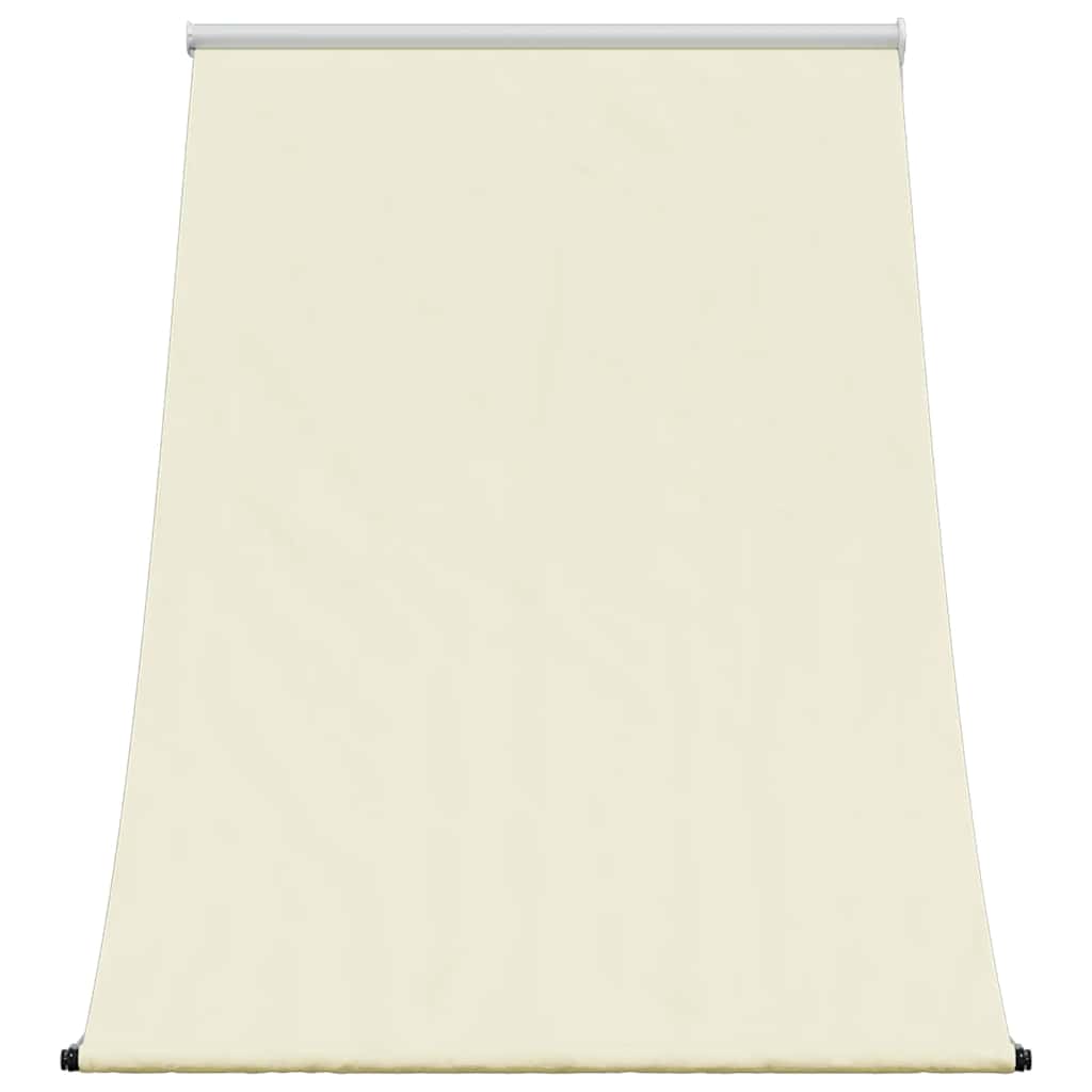 vidaXL Markiza zwijana, kremowa, 100x150 cm, tkanina i stal