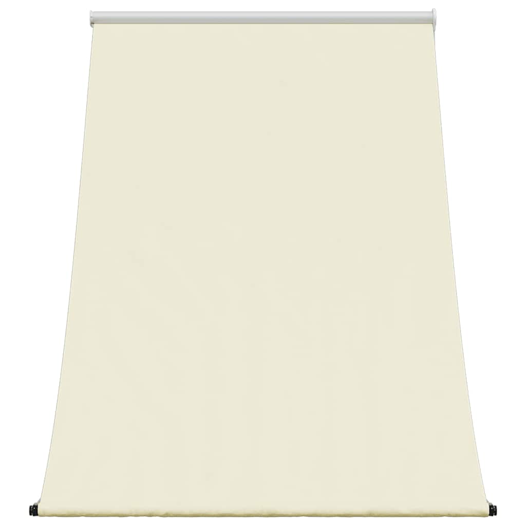 vidaXL Markiza zwijana, kremowa, 150x150 cm, tkanina i stal