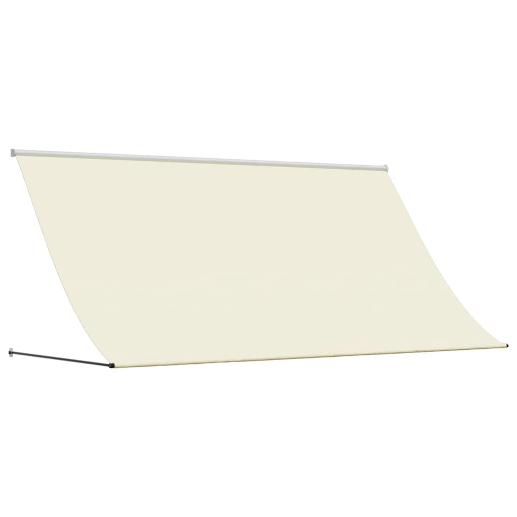 vidaXL Markiza zwijana, kremowa, 300x150 cm, tkanina i stal
