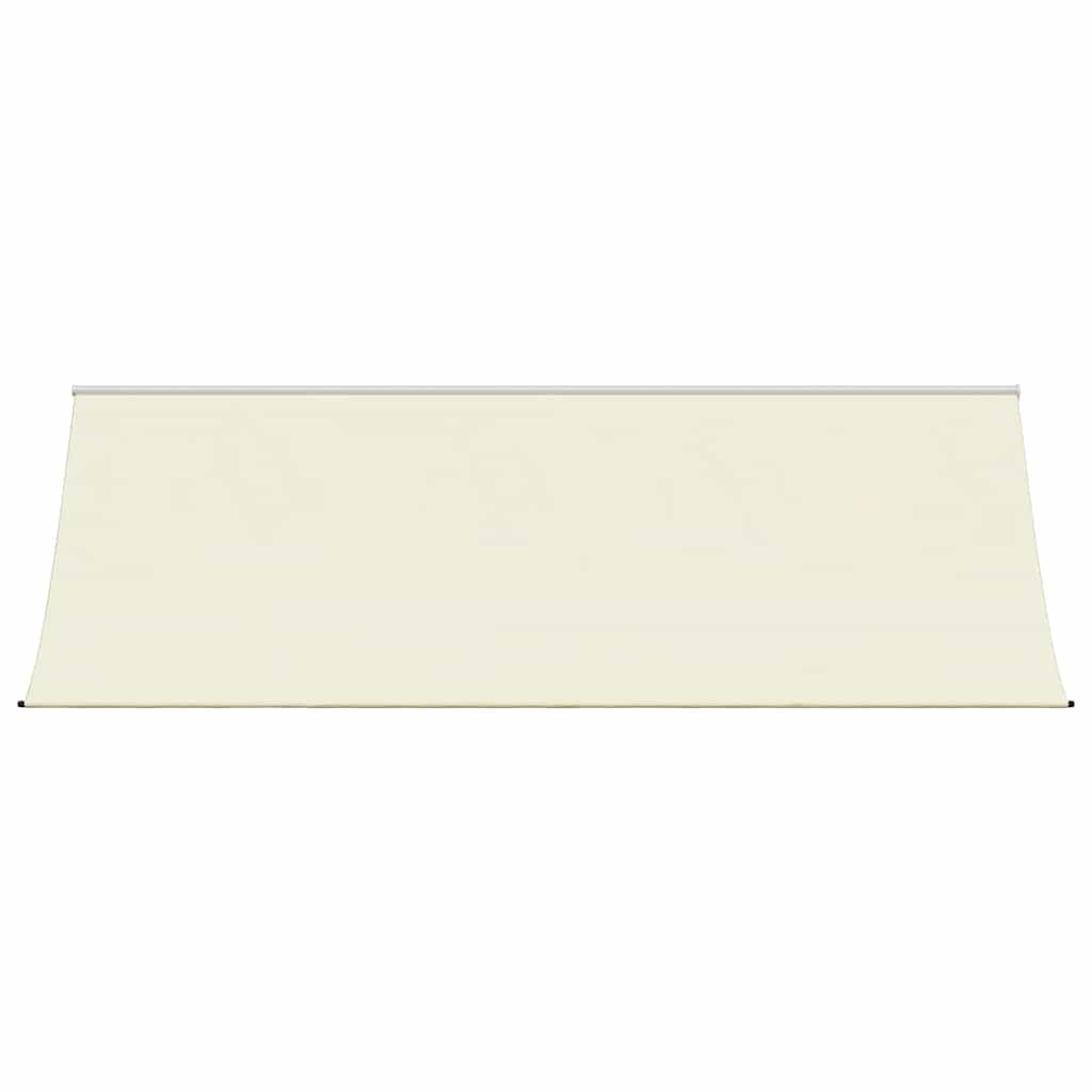 vidaXL Markiza zwijana, kremowa, 400x150 cm, tkanina i stal