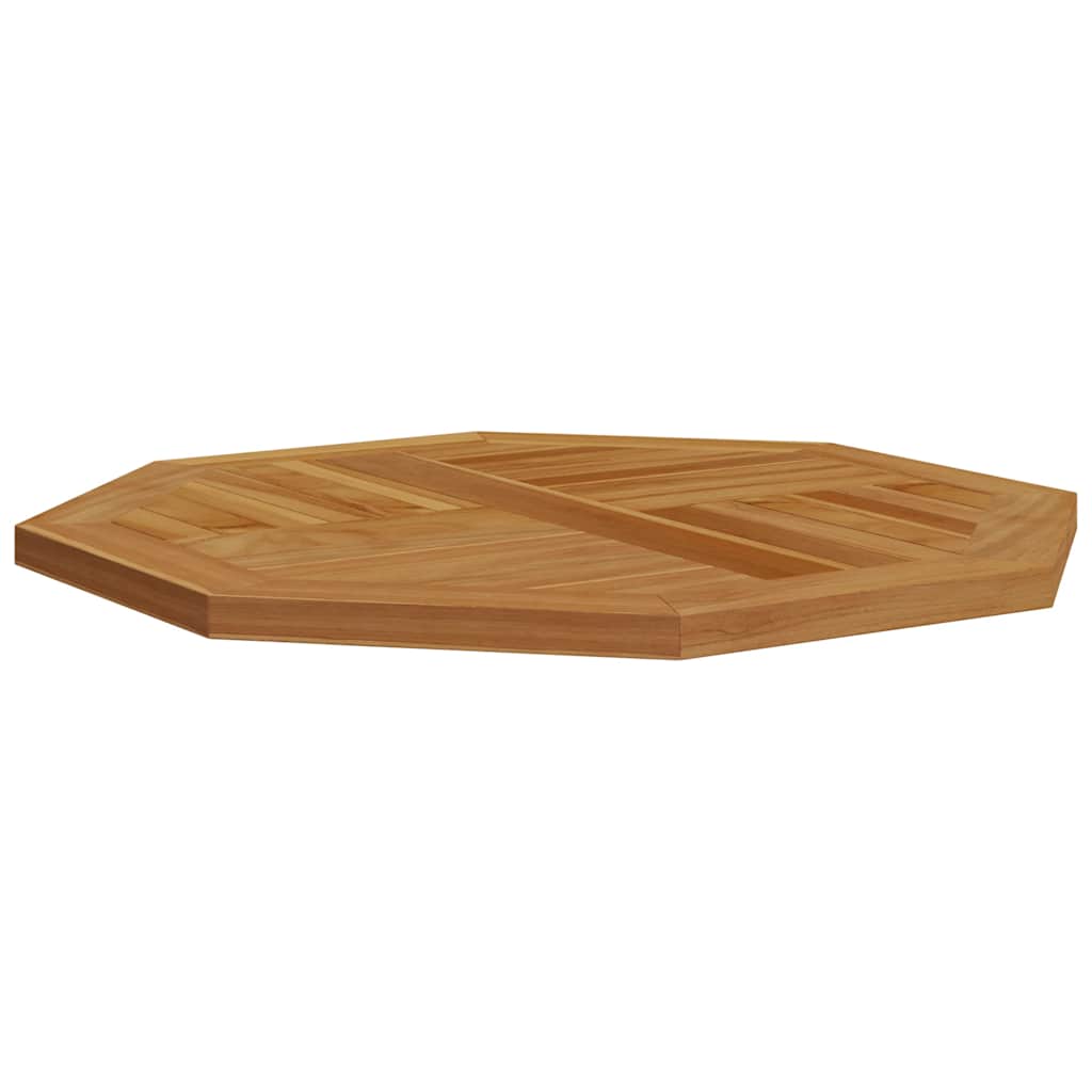 vidaXL Blat do stolika, 70x70x2,5 cm, ośmiokątny, lite drewno tekowe