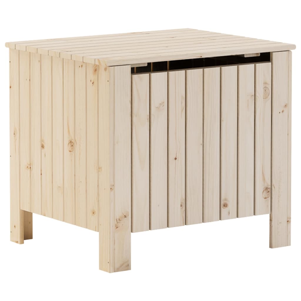 vidaXL Skrzynia z wiekiem RANA, 60x49x54 cm, lite drewno sosnowe