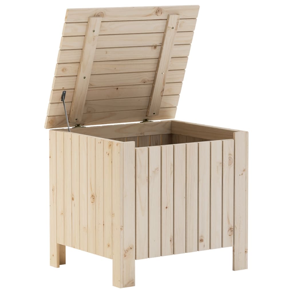 vidaXL Skrzynia z wiekiem RANA, 60x49x54 cm, lite drewno sosnowe