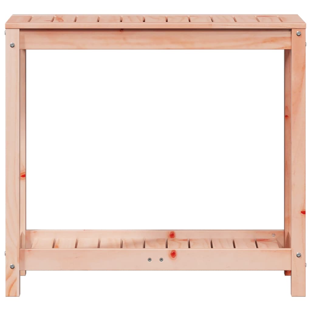 vidaXL Stolik ogrodniczy z półką, 82,5x35x75 cm, lite drewno daglezji