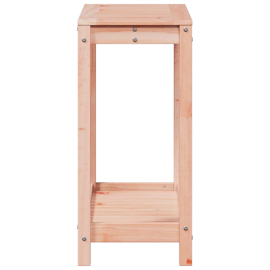 vidaXL Stolik ogrodniczy z półką, 82,5x35x75 cm, lite drewno daglezji