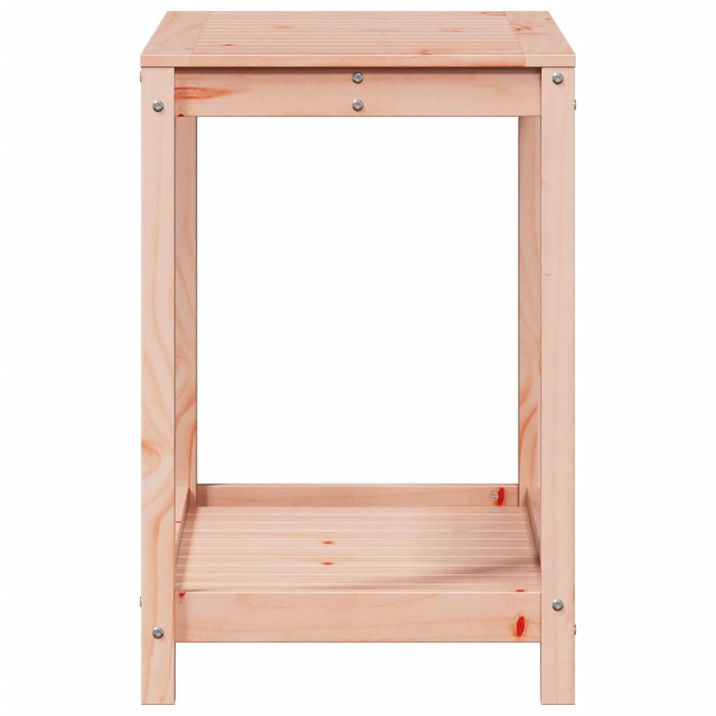 vidaXL Stolik ogrodniczy z półką, 82,5x50x75 cm, lite drewno daglezji