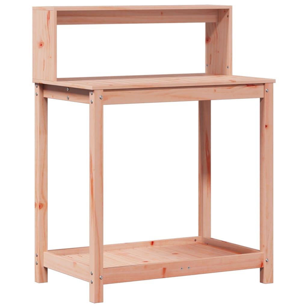 vidaXL Stolik ogrodniczy z półkami 82,5x50x109,5 cm, drewno daglezjowe