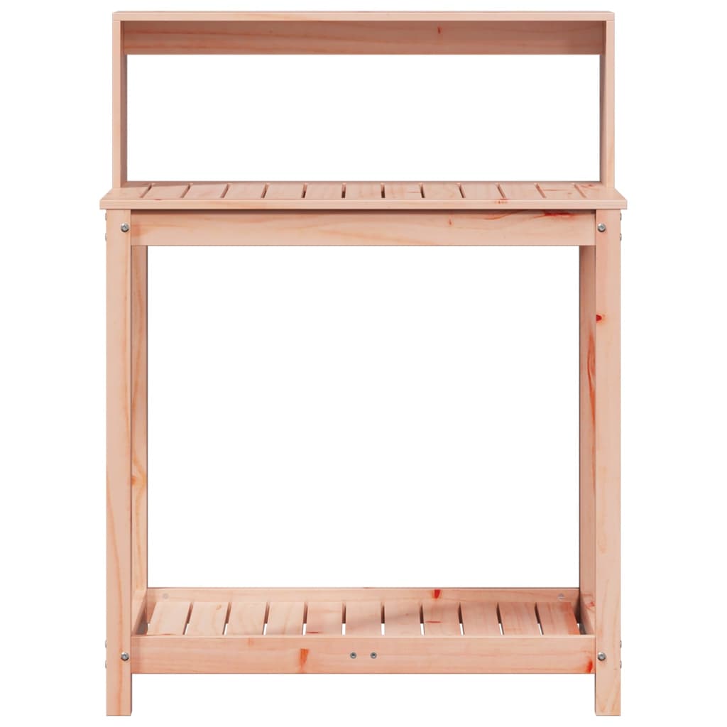 vidaXL Stolik ogrodniczy z półkami 82,5x50x109,5 cm, drewno daglezjowe