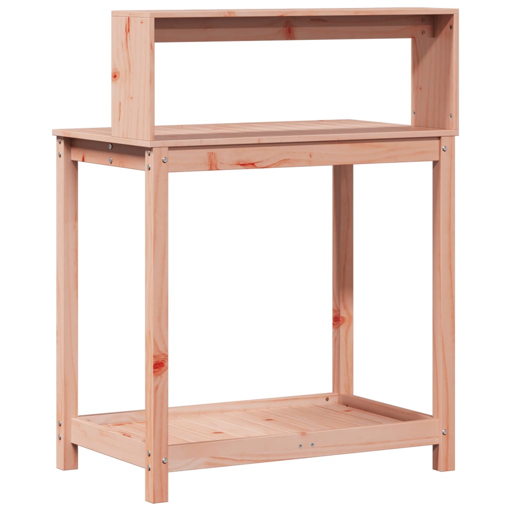 vidaXL Stolik ogrodniczy z półkami 82,5x50x109,5 cm, drewno daglezjowe
