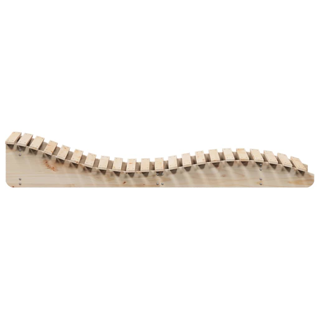 vidaXL Leżaki, 2 szt., 205x60x31,5 cm, lite drewno sosnowe