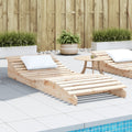 vidaXL Leżak, 205x80x31,5 cm, lite drewno sosnowe