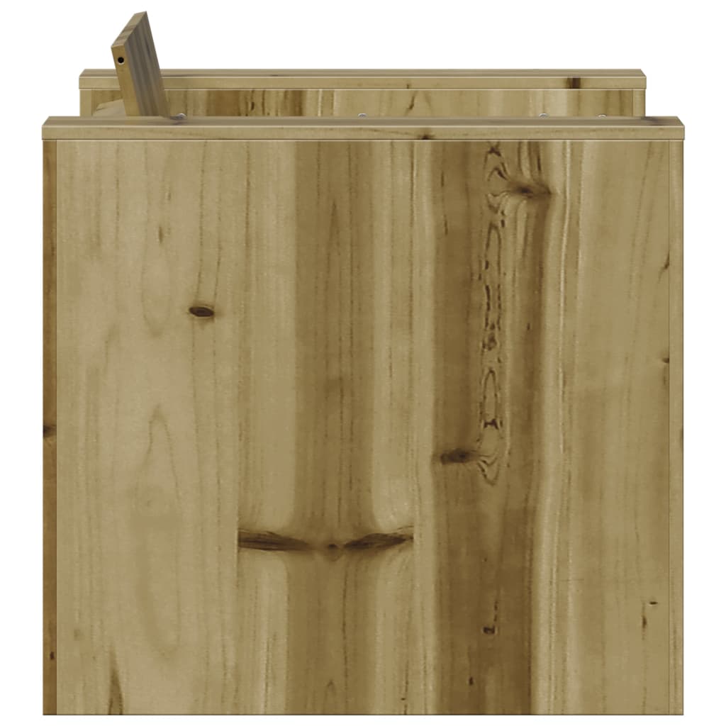 vidaXL Fotel ogrodowy, 79x60x62 cm, impregnowane drewno sosnowe