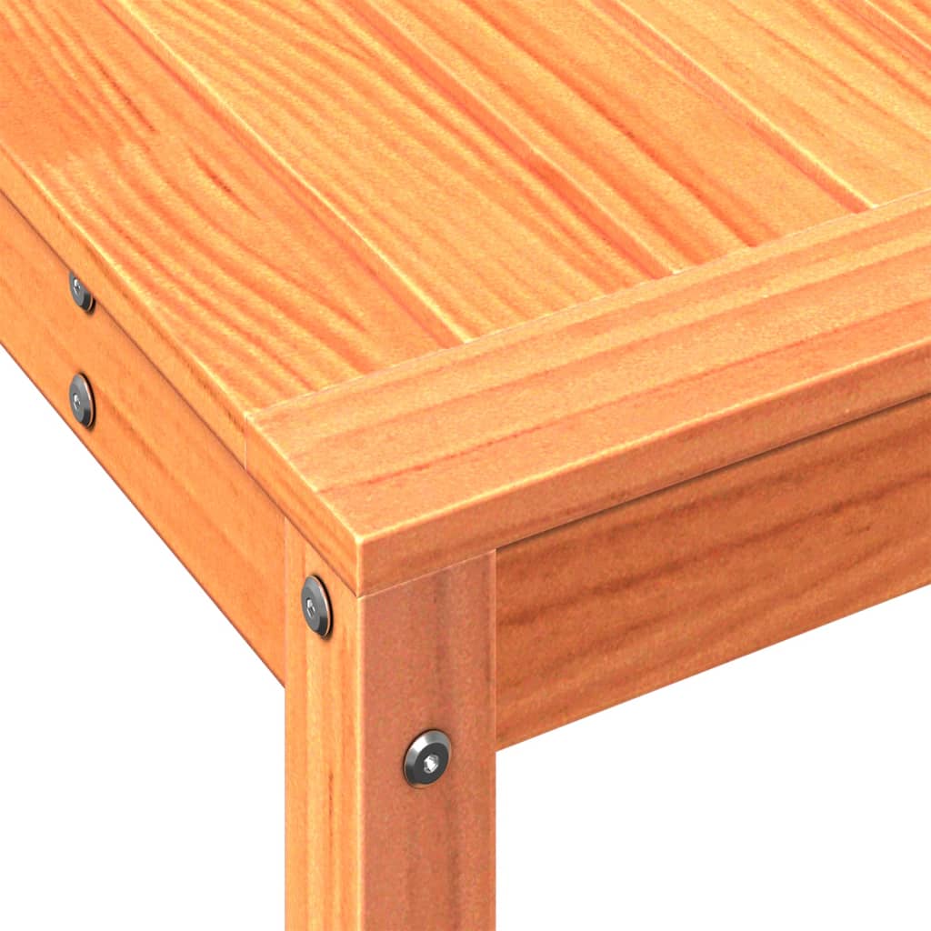 vidaXL Stolik ogrodniczy z półką, 82,5x35x75 cm, lite drewno sosnowe