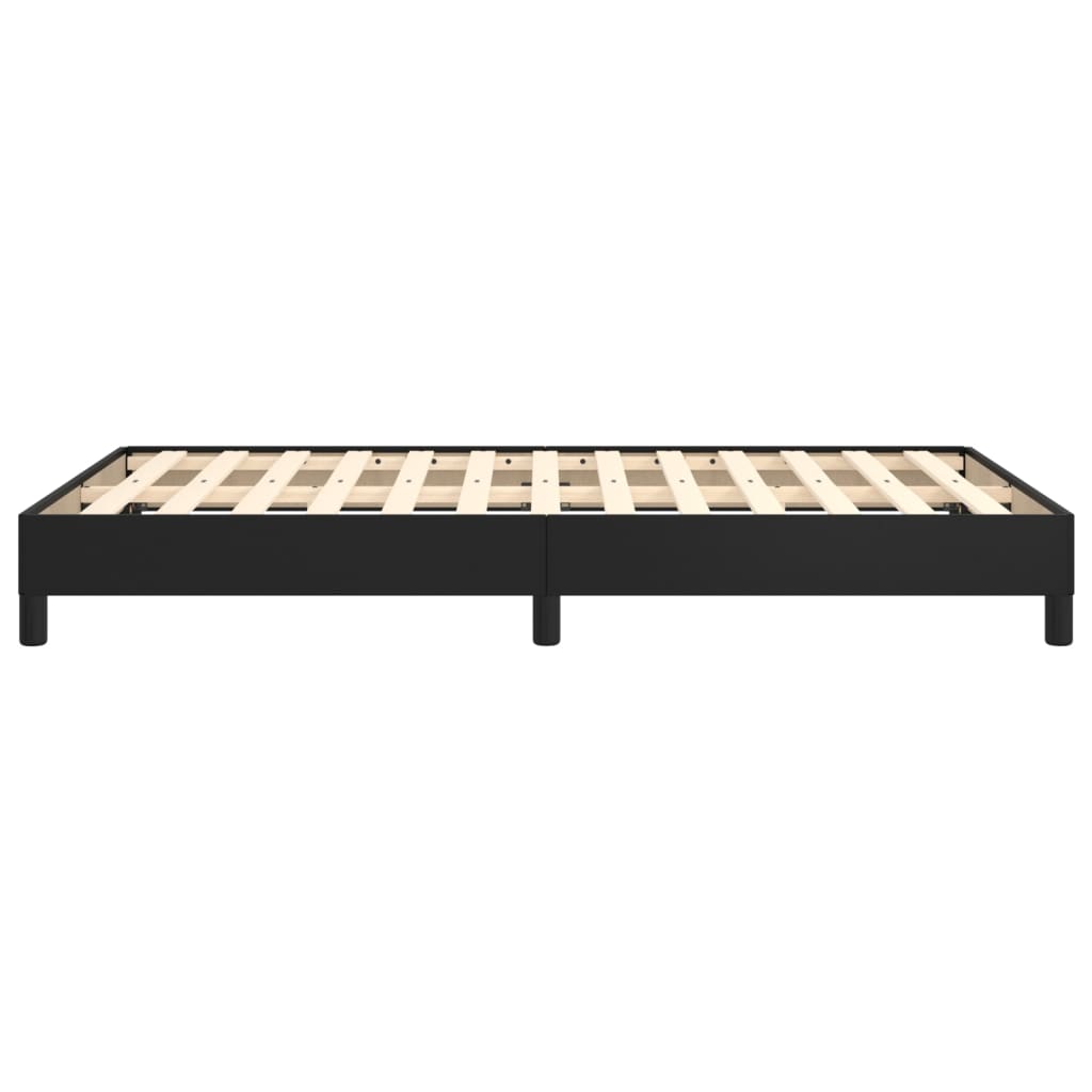 vidaXL Rama łóżka bez materaca Brązowa 120x190 cm Skóra ekologiczna