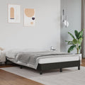 vidaXL Rama łóżka bez materaca Brązowa 120x190 cm Skóra ekologiczna