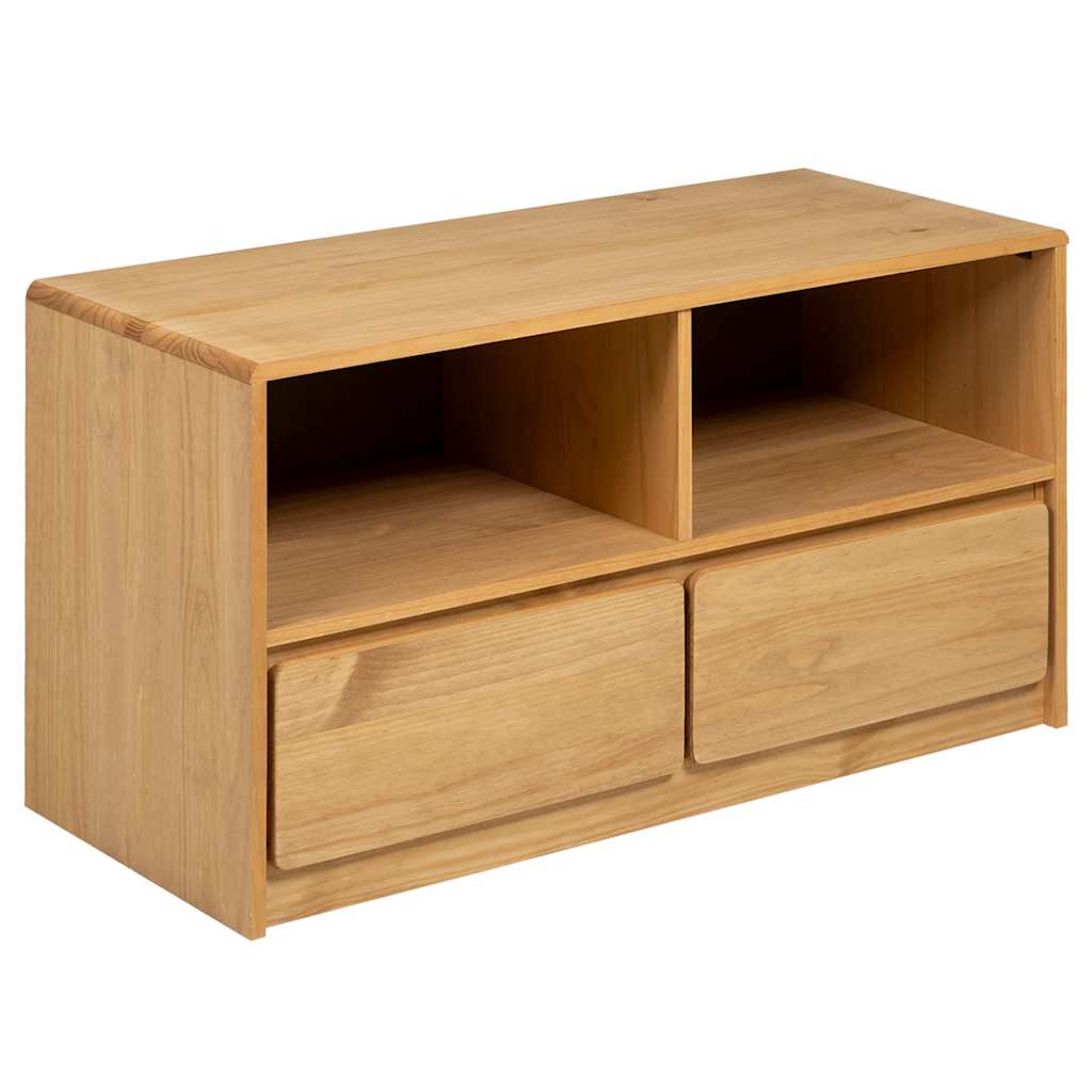 vidaXL Szafka pod TV SAUDA, kolor dębu, 99x43x55 cm, drewno sosnowe
