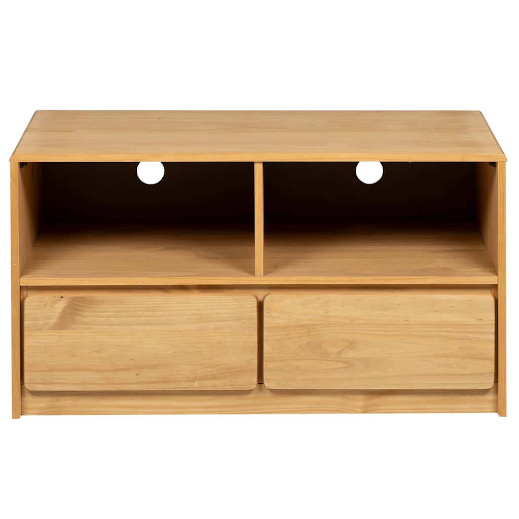 vidaXL Szafka pod TV SAUDA, kolor dębu, 99x43x55 cm, drewno sosnowe
