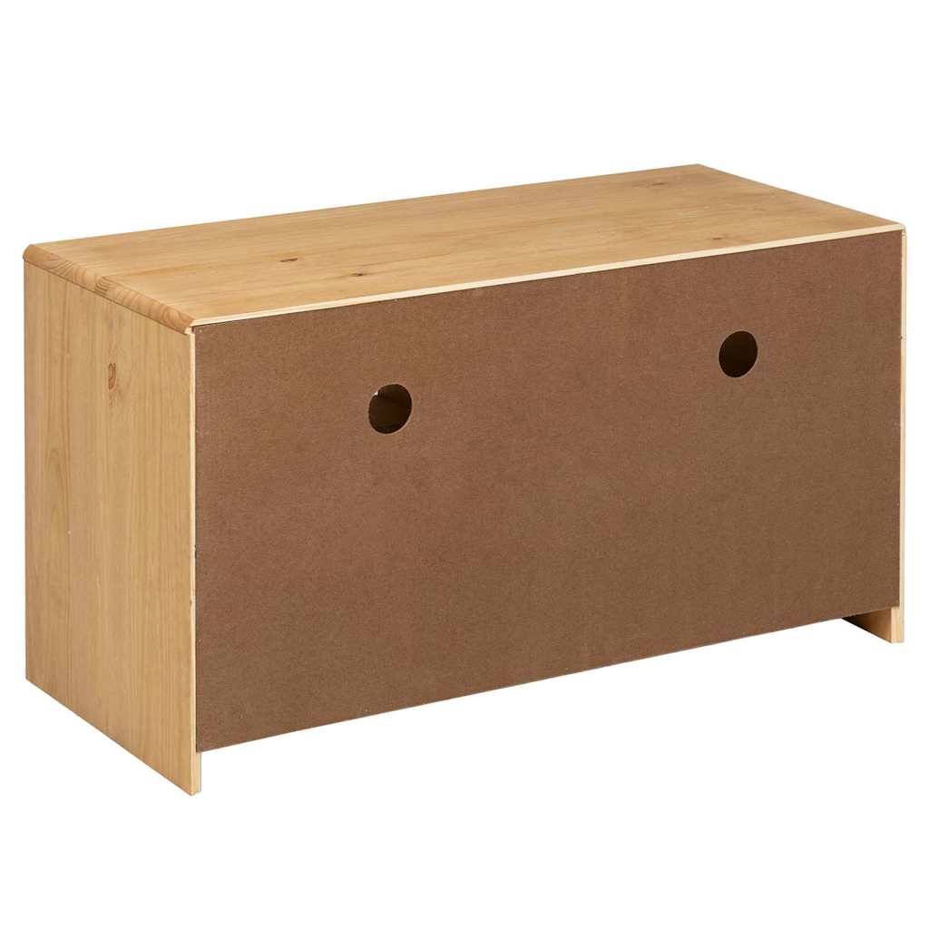 vidaXL Szafka pod TV SAUDA, kolor dębu, 99x43x55 cm, drewno sosnowe