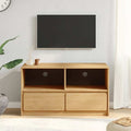 vidaXL Szafka pod TV SAUDA, kolor dębu, 99x43x55 cm, drewno sosnowe