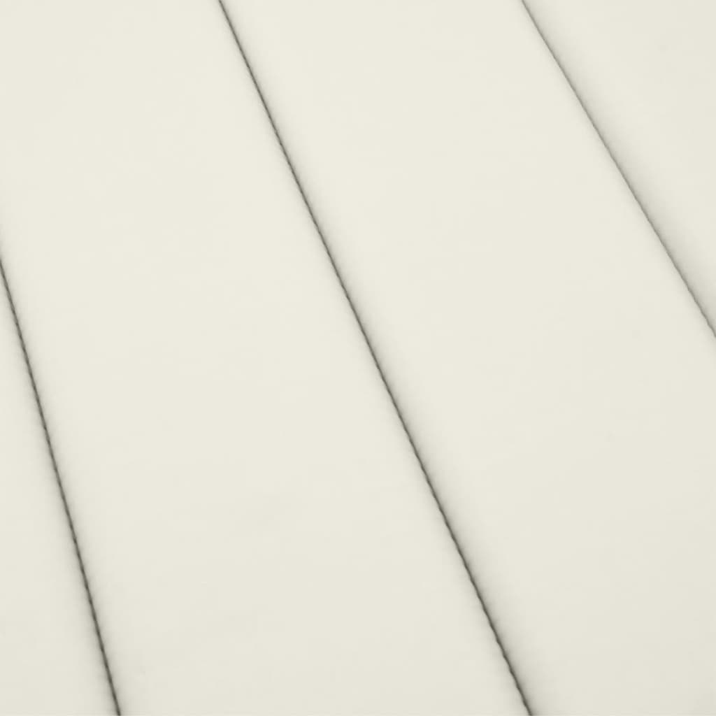 vidaXL Poduszka na leżak, kremowy melanż, 200x70x4 cm