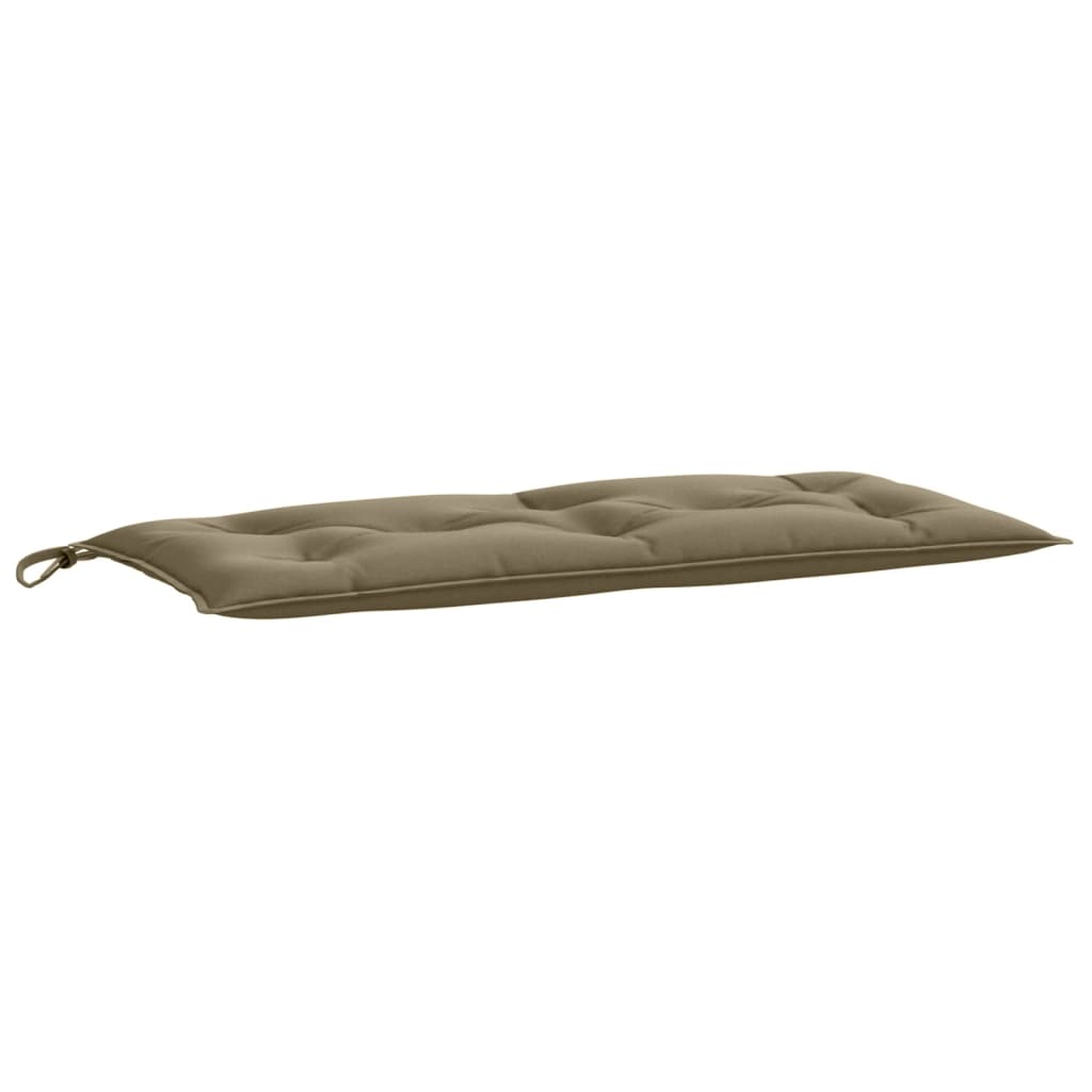 vidaXL Poduszka na ławkę ogrodową, taupe melanż, 100x50x7 cm