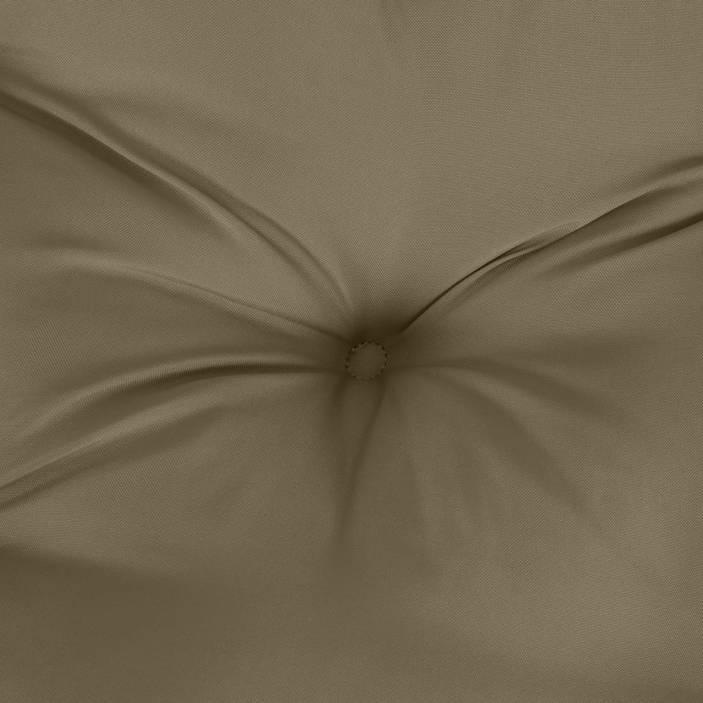 vidaXL Poduszka na ławkę ogrodową, melanż taupe, 120x50x7 cm
