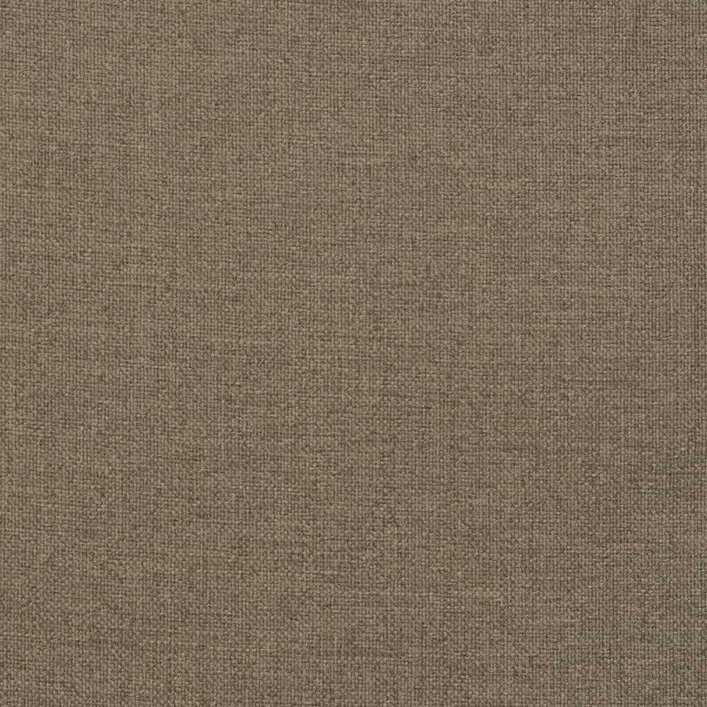 vidaXL Poduszka na ławkę ogrodową, melanż taupe, 120x50x7 cm