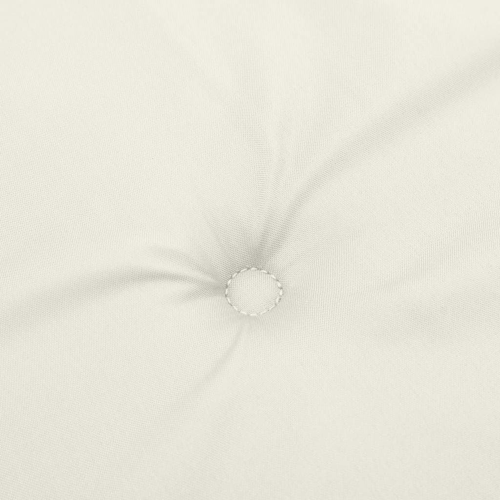 vidaXL Poduszka na ławkę ogrodową, kremowy melanż, 180x50x7 cm