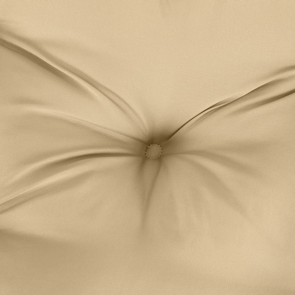 vidaXL Poduszki na ławkę ogrodową, 2 szt., beżowy melanż, 100x50x7 cm