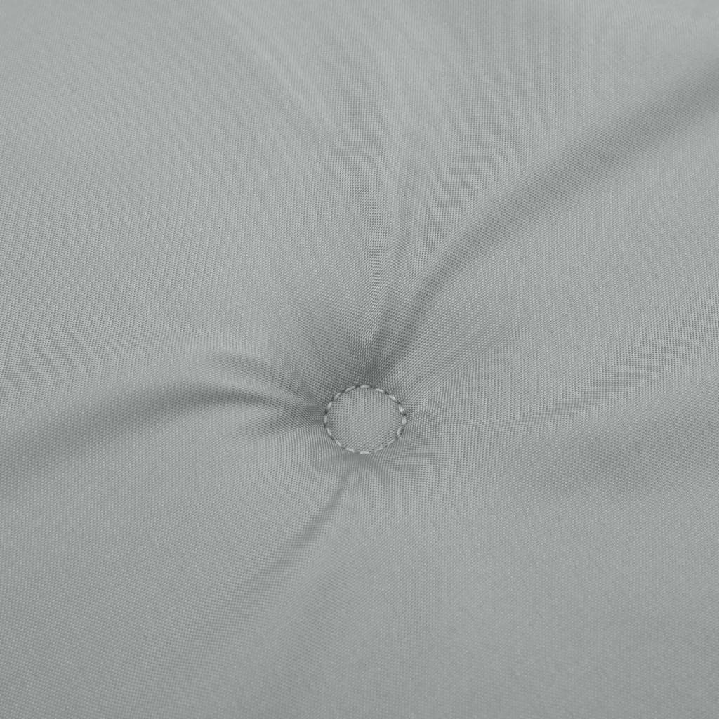 vidaXL Poduszki na ławkę ogrodową, 2 szt., jasnoszary melanż