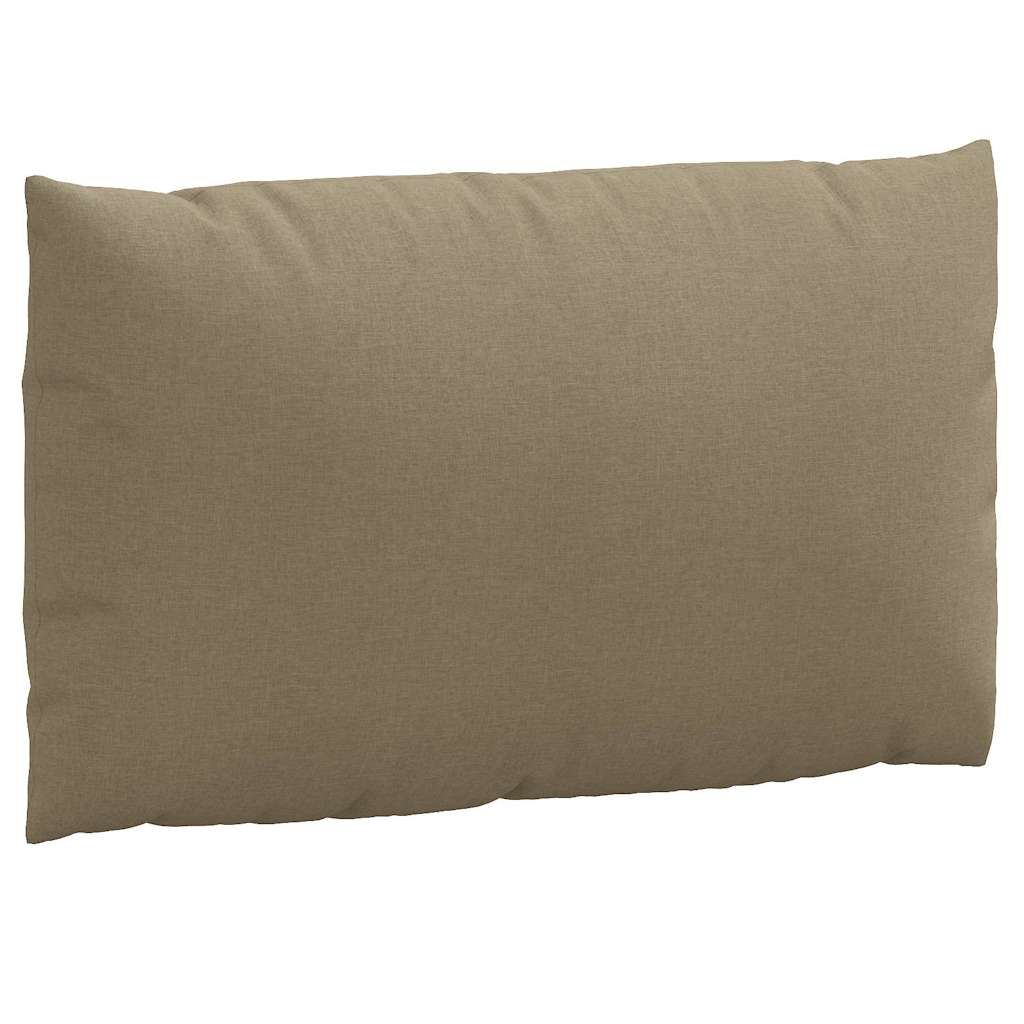 vidaXL Poduszki na sofę z palet, 2 szt., taupe melanż, tkanina