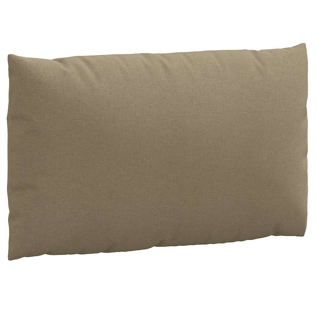 vidaXL Poduszki na sofę z palet, 3 szt., taupe melanż, tkanina
