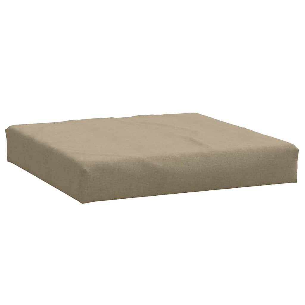 vidaXL Poduszka na paletę, taupe melanż, 60x60x9,5 cm, tkanina