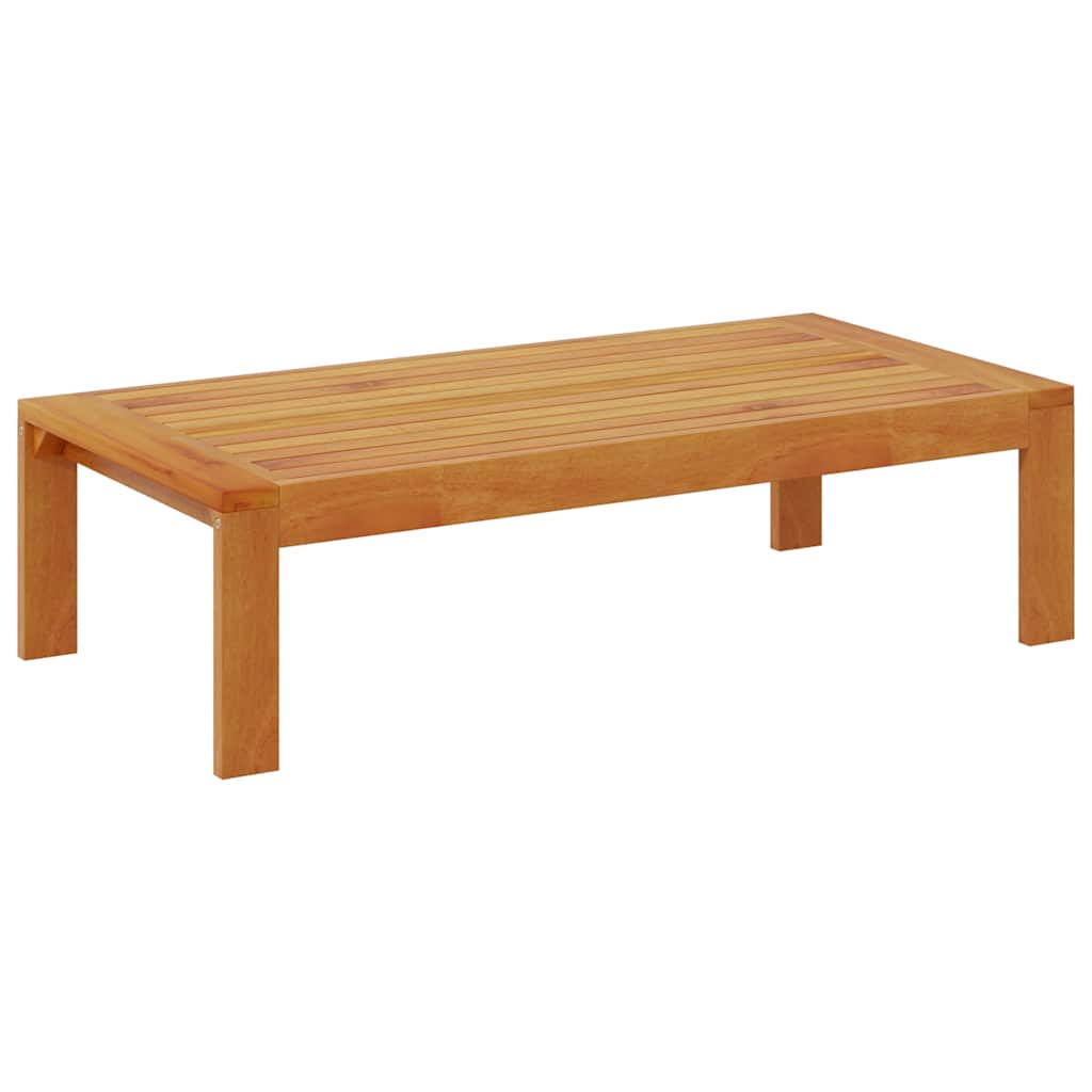 vidaXL Stolik ogrodowy, 100x50x27 cm, lite drewno akacjowe