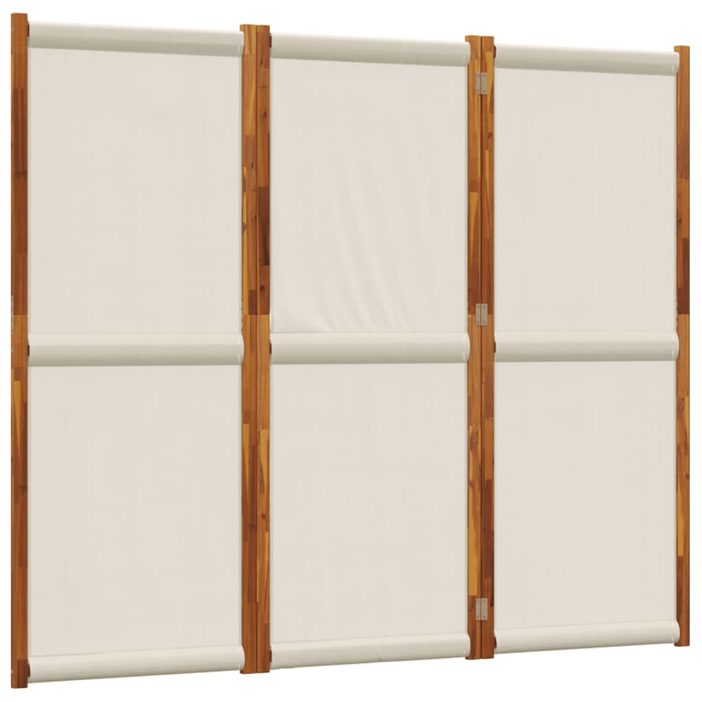 vidaXL Parawan 3-panelowy, jasnoszary, 210x180 cm
