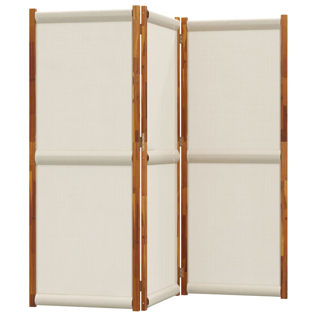 vidaXL Parawan 3-panelowy, jasnoszary, 210x180 cm