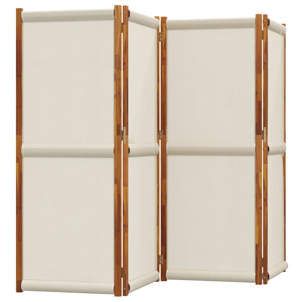 vidaXL Parawan 4-panelowy, jasnoszary, 280x180 cm